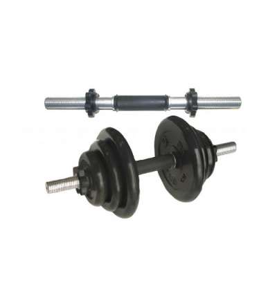 Гриф гантельный "Barbell" d 25 мм обрезиненная ручка/гайка Вэйдера L370 мм