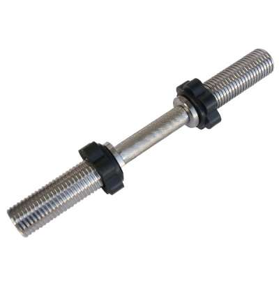 Гриф гантельный "Barbell" d 50 мм металлическая ручка плавающая, замок/гайка L 490 мм