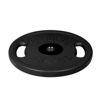 Диск олимпийский с ручками "Barbell" d 51 мм чёрный 20,0 кг Диск олимпийский с ручками "Barbell" d 51 мм чёрный 20,0 кг