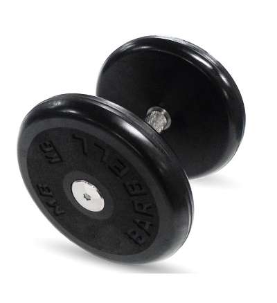 Гантель "классик" с вращающейся ручкой хром 13 кг