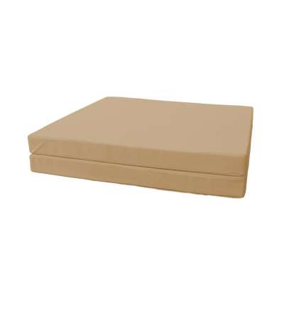 Мат № 8 (100 х 200 х 10) складной 1 сложение "KMSsport" бежевый